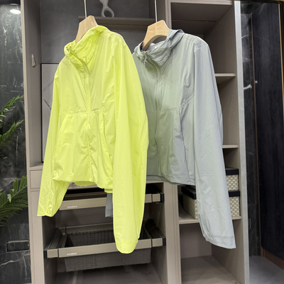 宽松薄款防晒衣户外连帽短外套