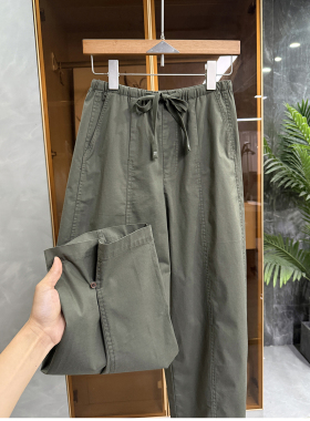 推荐！“懒人神器”！宽松松紧腰休闲阔腿裤女   50921~JS