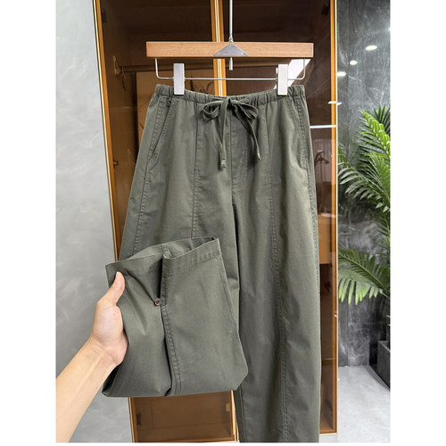 N货！宽松松紧腰休闲阔腿裤