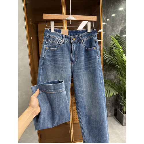 Q货！微弹牛仔烟管九分裤
