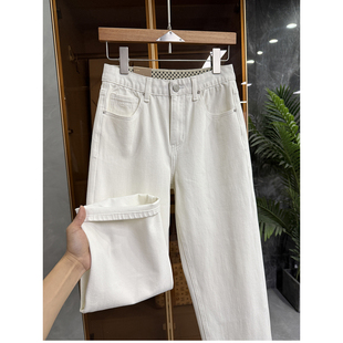 太jue了!谁穿谁是九头身!微弹牛仔烟管九分裤女 2K108~JS