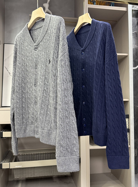 尖货！简约高ji感！宽松羊绒羊毛针织开衫外套女    YRKSJP01~ZY