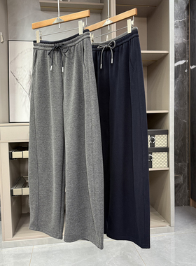 老友直接入！口碑工厂！绒面松紧腰休闲镰刀卫裤女   H27-3~ZY