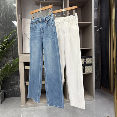 大N货！中高腰牛仔直筒裤