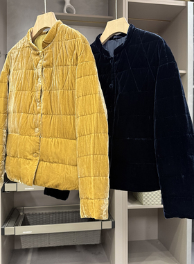 清仓不予退换！炉！真丝丝绒鹅绒羽绒服外套女R9001~ZY