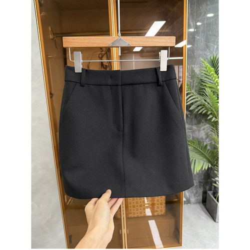 大N货！呢面绵羊毛职场短裙