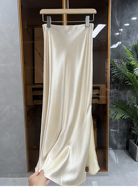 太美了！这身姿这曲线谁不爱啊！醋酸开叉半身裙女 202540~JS