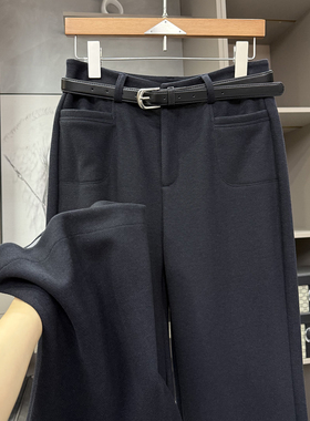 秋冬款！提升穿搭气质！呢面羊毛休闲喇叭裤女      H25621~ZY