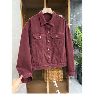 M012318 宽松牛仔夹克短外套女 实力大厂出 闭眼shou