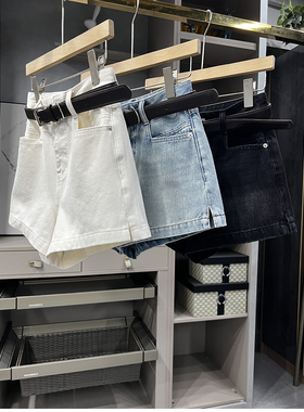 清仓不退！实力推荐！版型上身很好看！高腰牛仔短裤女   86002