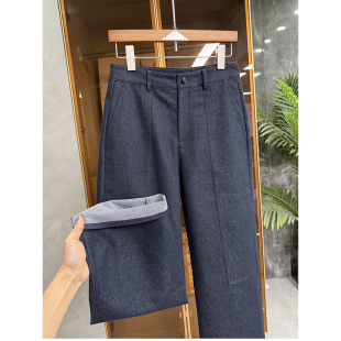 11295 G上3K 女 微弹中高腰牛仔直筒裤 yuan厂jin口料