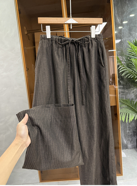 大N货！实力大厂出！羊毛松紧腰休闲阔腿裤女    K1032~JS