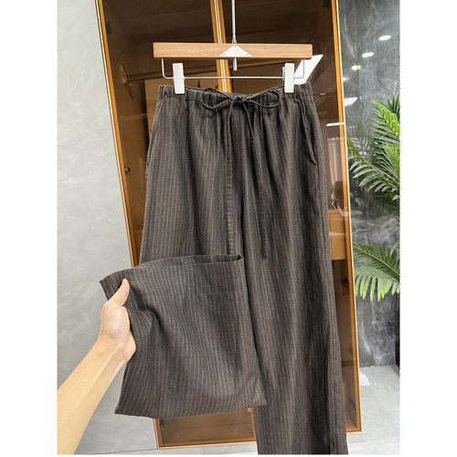 大N货！羊毛松紧腰休闲阔腿裤