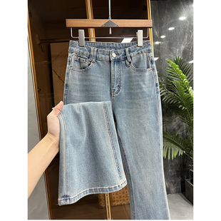 大工厂品质 5016926 修身 女 显瘦牛仔喇叭裤 闭眼shou