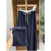 工厂品质货 宽松松紧腰休闲镰刀卫裤 女 自留款 29201