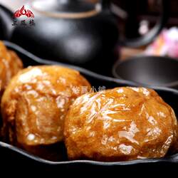 三凤桥无锡特产肉馅面筋235g中华老字号真空熟食红烧狮子头肉圆子