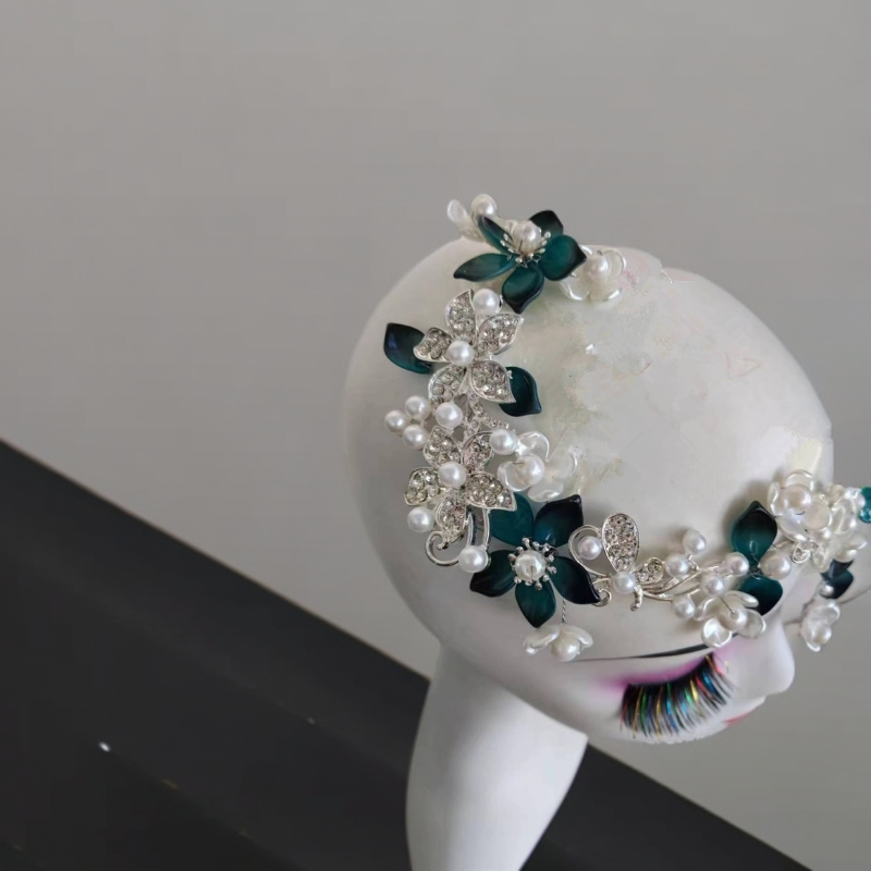 滇南映少头饰傣族紫陶灵舞蹈表演发饰古典舞胶州秧歌少数民族头饰