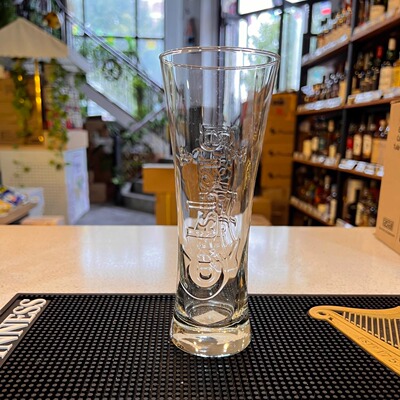泰国嘉士伯轻奢加厚大容量高颜值喝扎啤酒杯子精酿家用酒吧玻璃杯