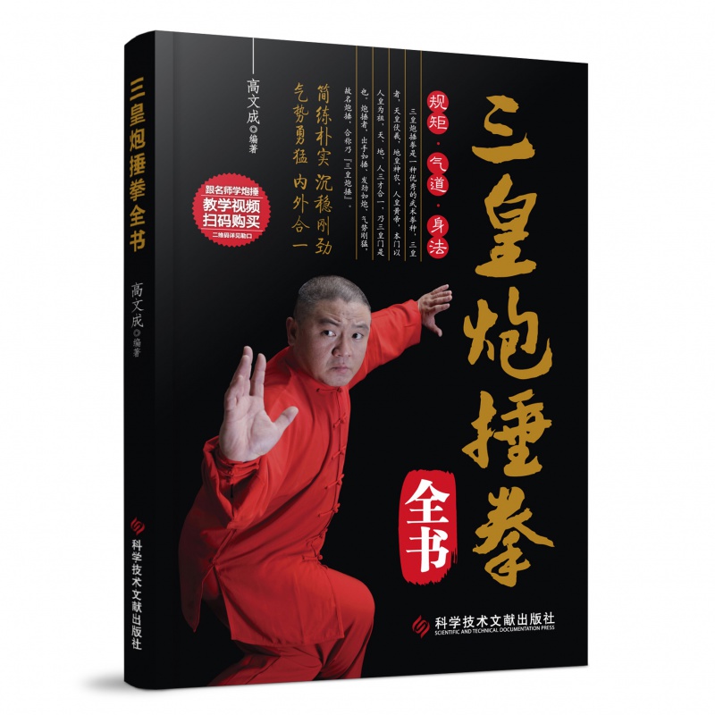 三皇炮捶拳全书 规矩 气道 身法 气势勇猛 内外合一 张凯大师 零基础