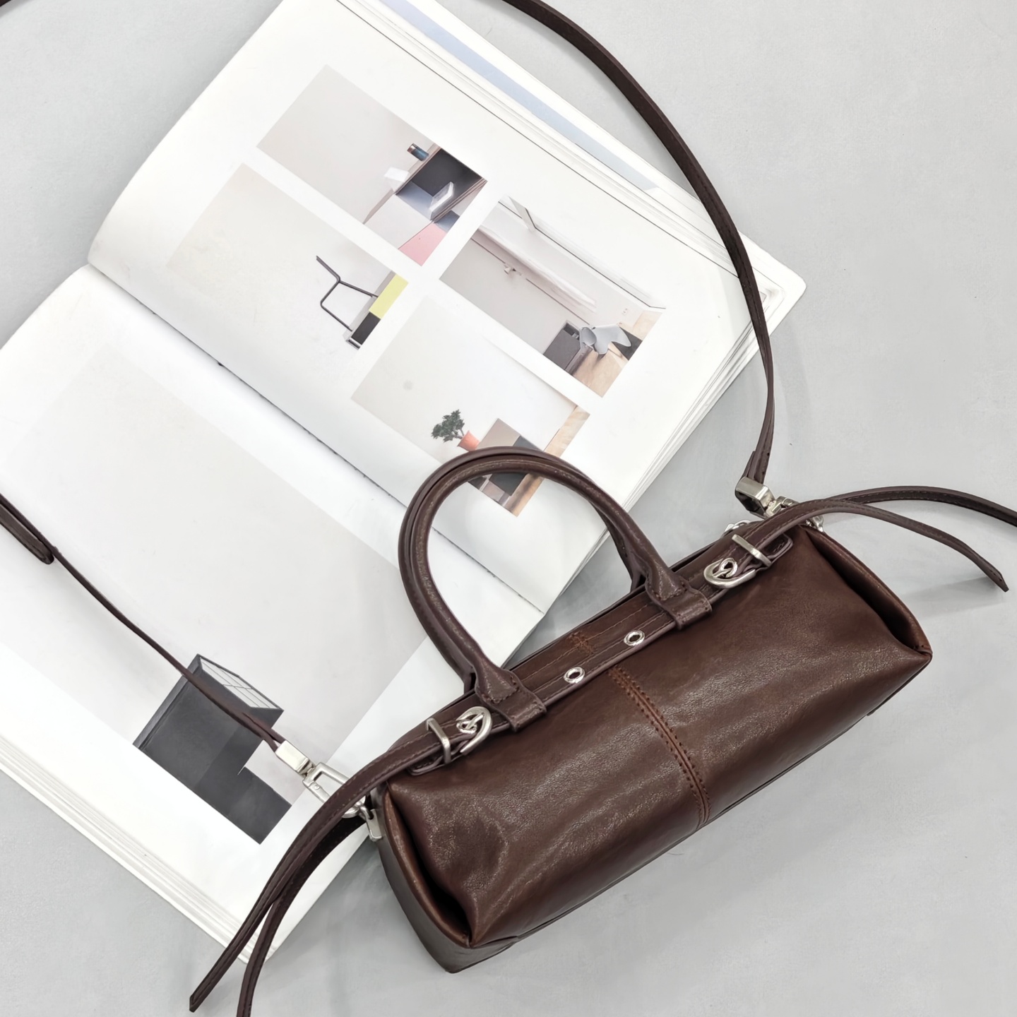 甜酷机车风手提保龄球包