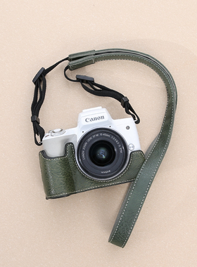 佳能M50保护套R50R10200D二代R8RP相机包微单壳配件皮套R5R6IIR7