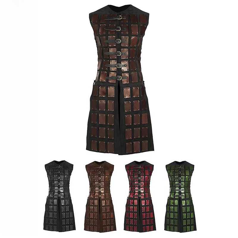 复古护甲骑士舞台演出服皮甲