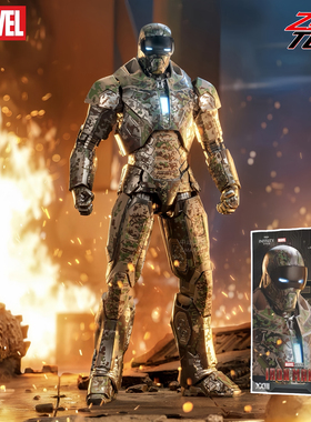 中动漫威钢铁侠MK23阴影可动手办玩具人偶模型沙漠盔甲摆件礼物