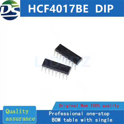 HCF4017BE  DIP 十进制计数器/分配器IC 直插DIP-16