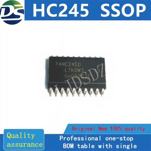 74HC245D 全新原装正品 三态输出的八路总线收发器 贴片 SOIC-20