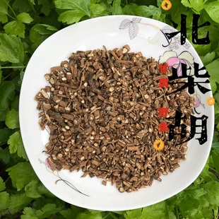 柴胡1件500g 费中药材柴胡根带芦头现切片正品 免邮 甘肃北柴胡500克