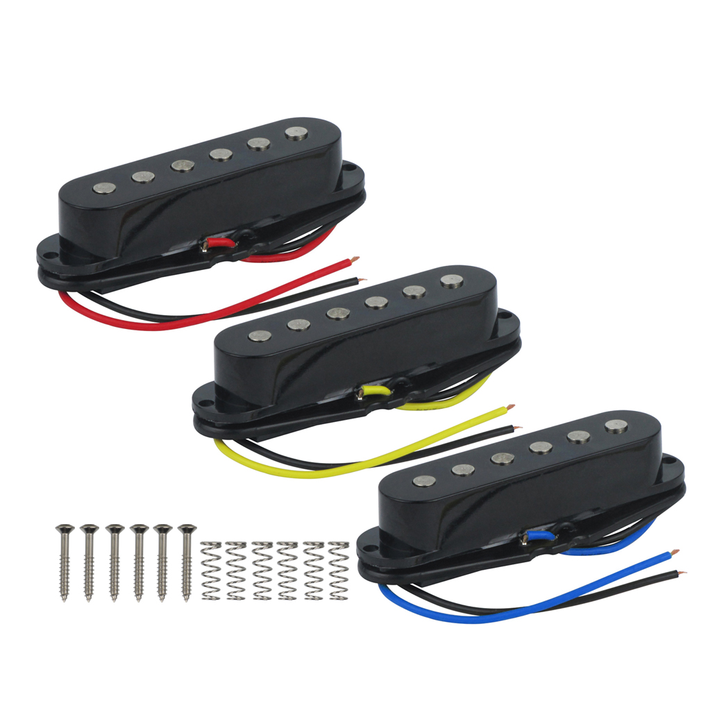 3单电吉他拾音器 sss单单单 芬达SQ/ST单线圈无杂音拾音器 通用型