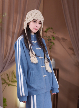 如素慢衣厚款拉链外套休闲百搭60065