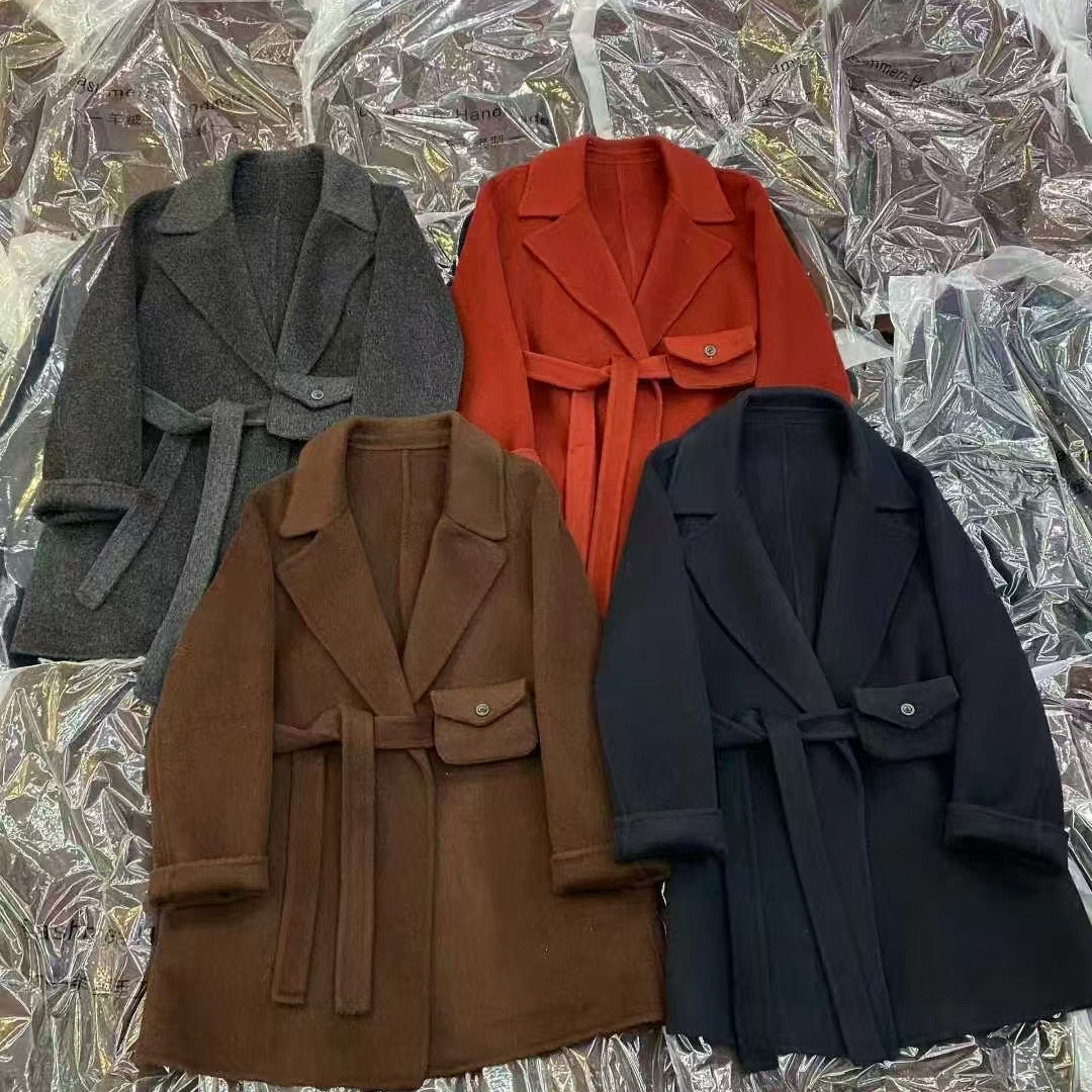 法式名媛千金双面羊绒大衣