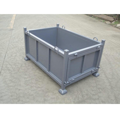 金属周转箱堆垛铁箱重型大铁框