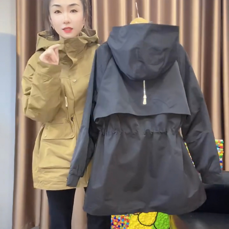 风衣外套女2024春秋新款