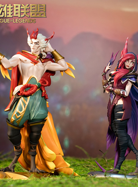 英雄联盟LOL霞洛手办雕像雕塑收藏型游戏手办摆件