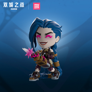 英雄联盟LOL Youtooz联名款 双城之战金克丝手办游戏周边摆件