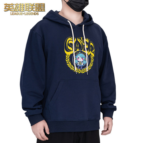 英雄联盟LOL 萌友系列联名款格温卫衣休闲百搭款帽衫游戏周边