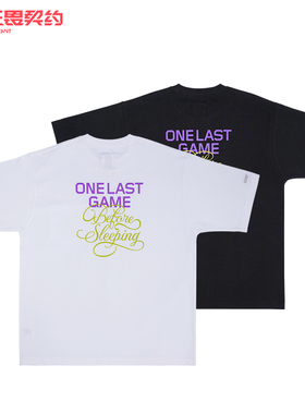 无畏契约上海大师赛 X Monday Sleeping Club联名短袖T恤男女同款