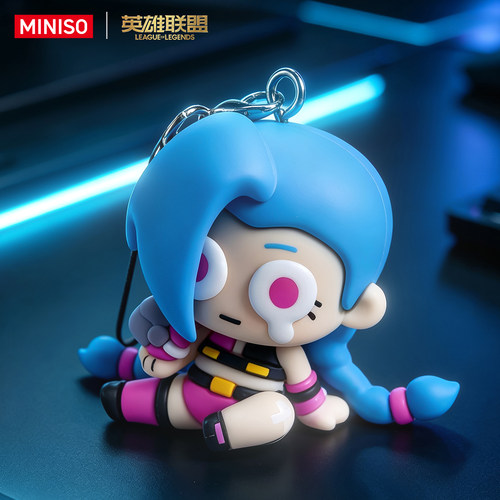 英雄联盟 Miniso 联名款 英雄之泪系列迷你手办挂件盲盒