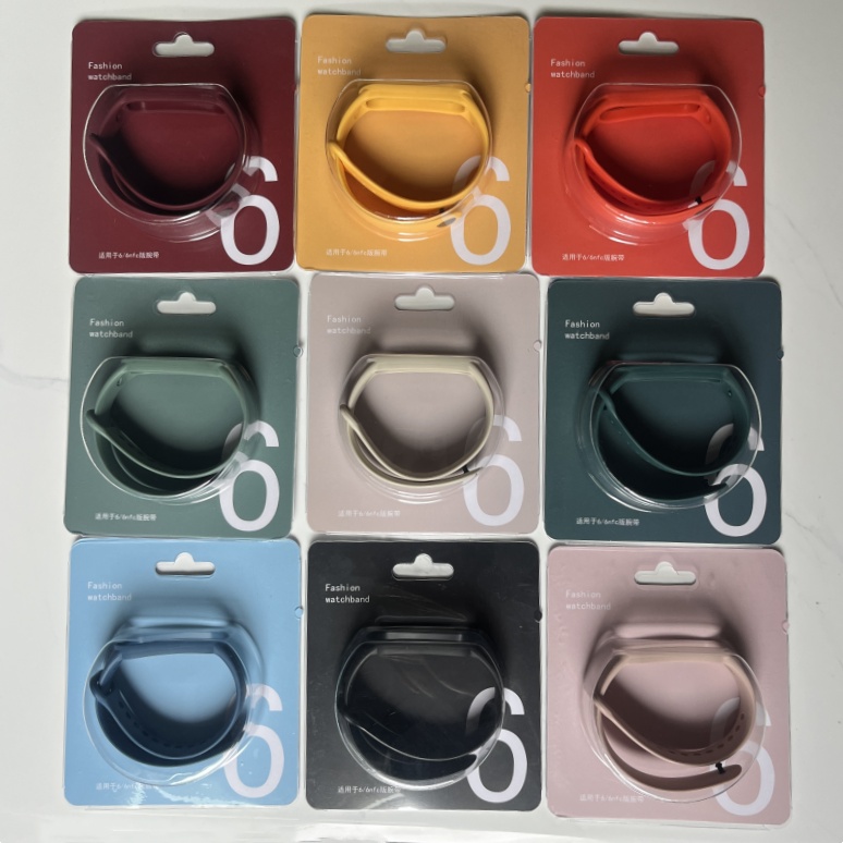 小米手环567代nfc版运动硅胶腕带