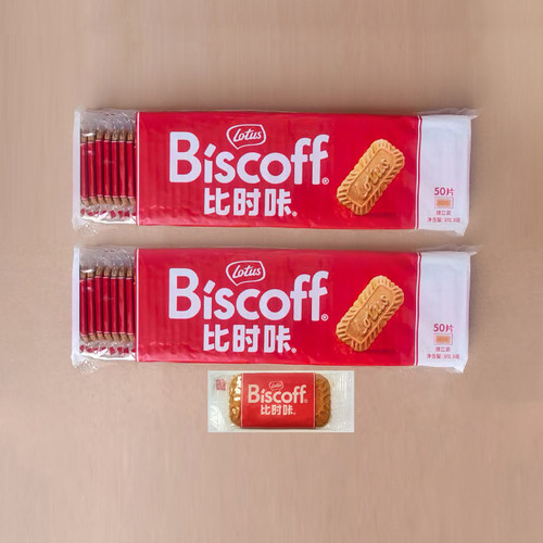比时咔和情焦糖饼干312.5g独立装
