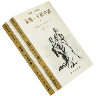 安娜卡列宁娜上下全2册 列.托尔斯泰 智量翻译 世界文学古典名著系列 译林出版社 正版书籍 老版