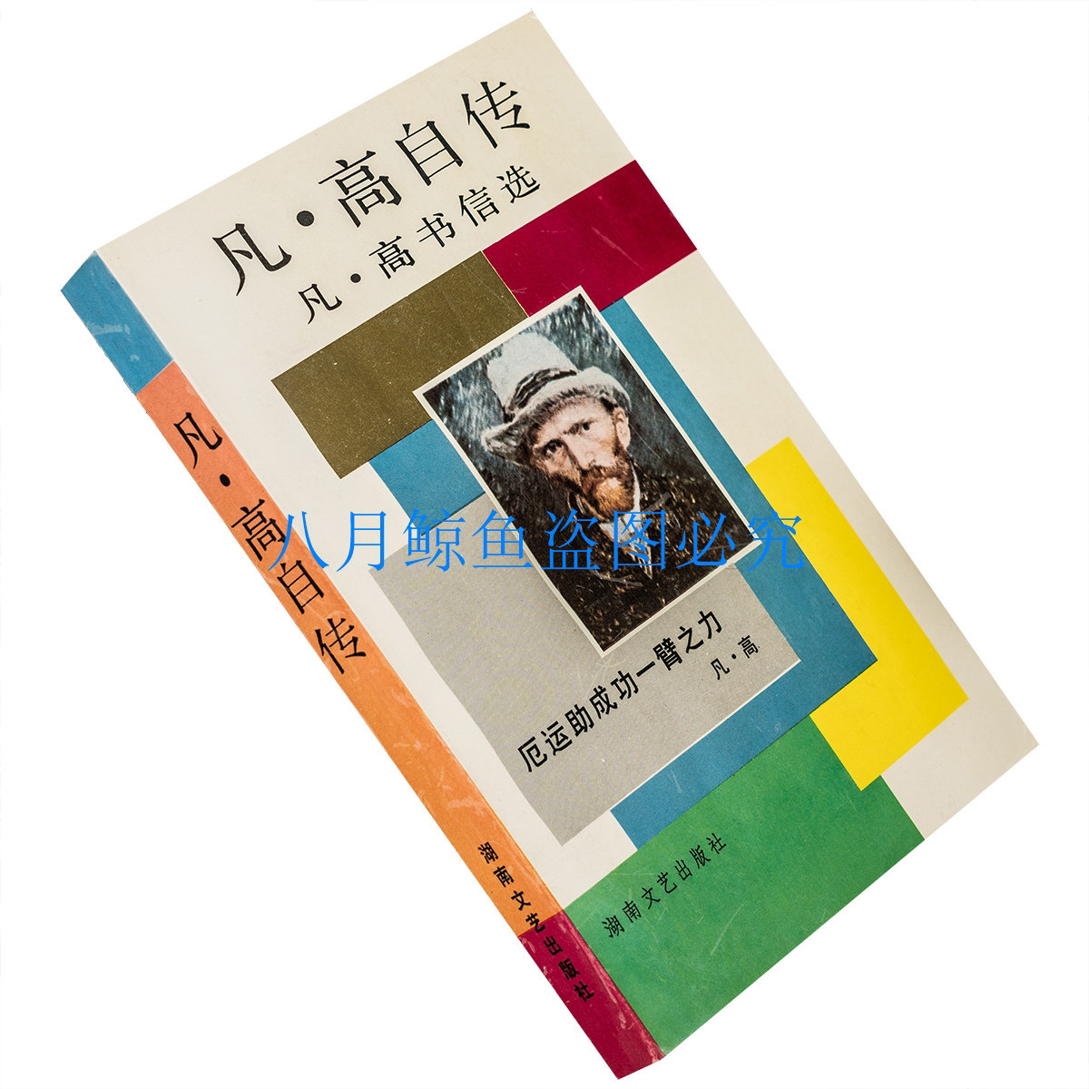 凡·高自传 梵高凡·高书信选 渴望生活 1991湖南文艺版 书籍老版