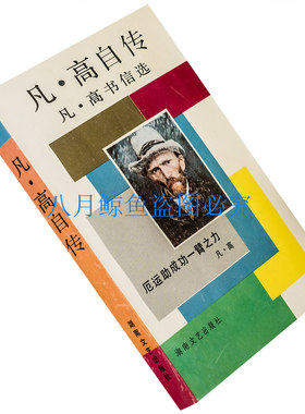 凡·高自传 梵高凡·高书信选 渴望生活 1991湖南文艺版 书籍老版