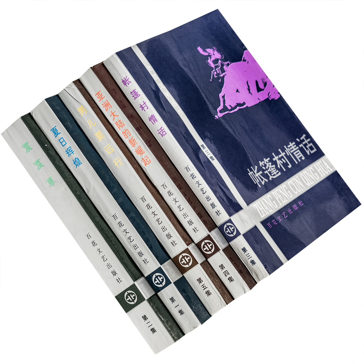 地质文学丛书全5册夏日辉煌中篇小说集 芨芨草短篇小说·散文集帐篷村情话诗歌集亚洲大陆的新崛起报告文学集 男儿要远行电影文学