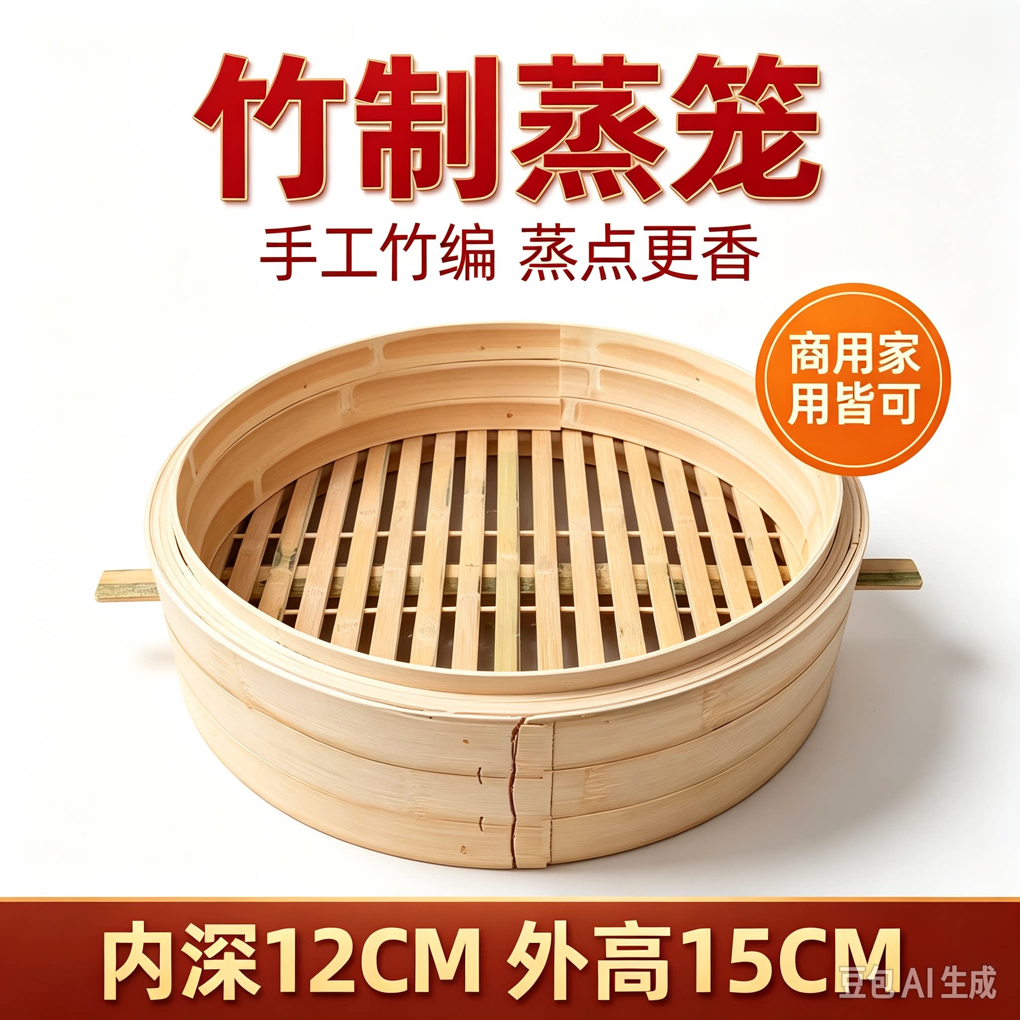 泗纶竹蒸笼加深加厚加高原产地15