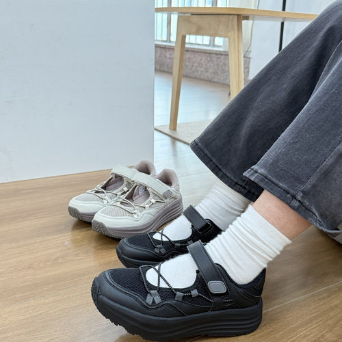 出日本萌萌玛丽珍鞋增高轻便防滑透气休闲轻便舒适夏季防滑耐磨鞋