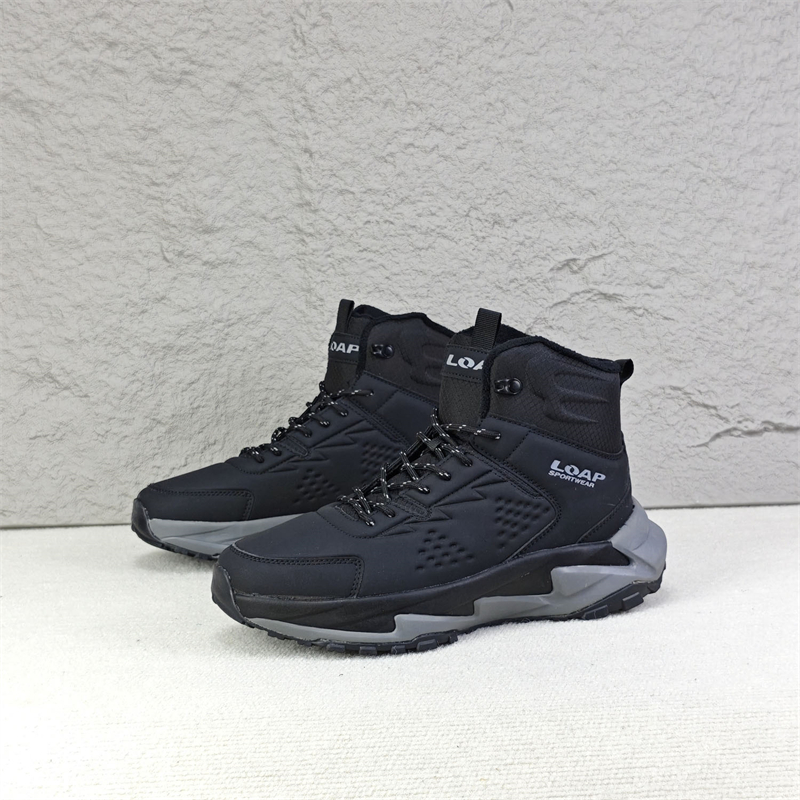 中邦雪地靴男款加绒保暖防滑大码