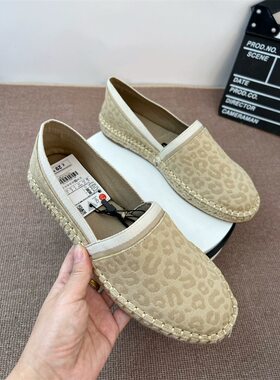 防滑女套脚休闲大码渔夫鞋
